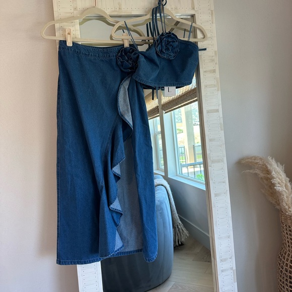 Denim skirt set - Picture 2 of 5